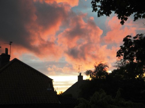 Sunset over Ufford