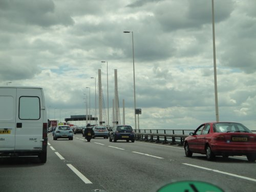On the way home at Dartford Crossing