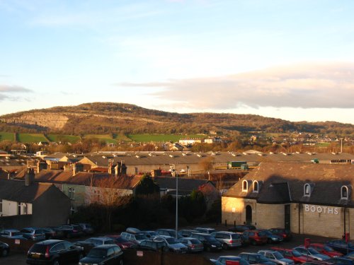 View of Carnforth from the bookstore window
