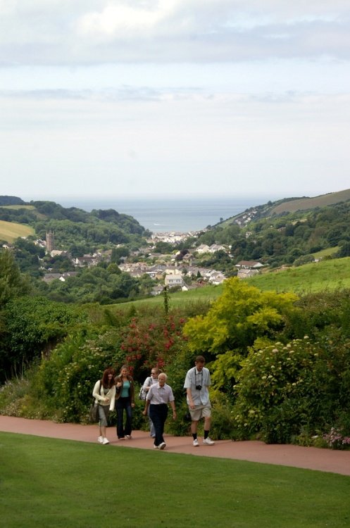 Looking down to Combe Martin.