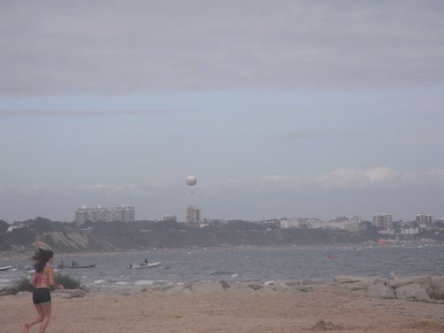 Sandy banks in hazy june 2009