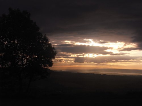 looking out over the river severn