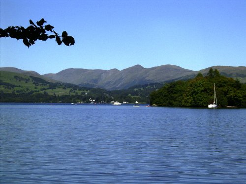 Windermere, looking north on a summer afternoon.