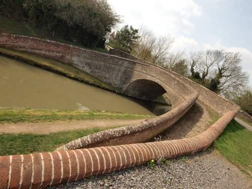 Turnover bridge, near Gayton Junction, Grand Union Canal, Northants