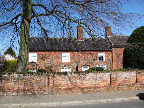 Old Cottages in the street