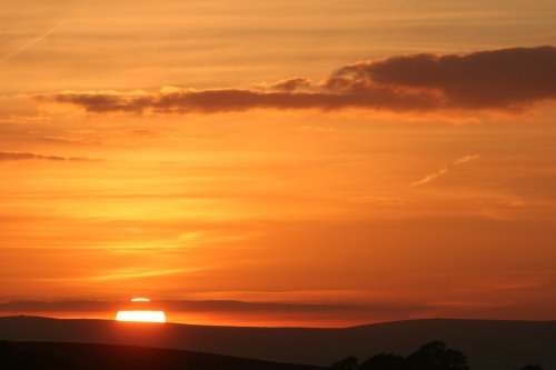 Sunset over Paignton