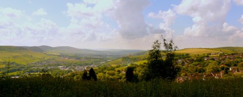 A view of Mossley, Lancashire