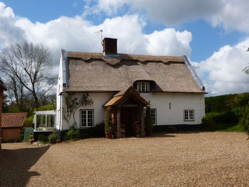 Thatched house next to the farm