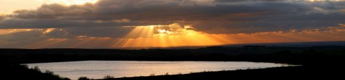 Sunset over Darwen Reservoir