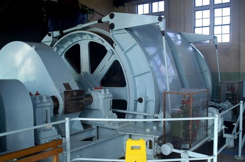 Geevor Tin Mine, the lift motor.