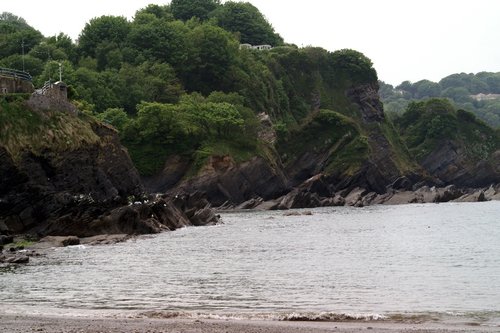 The cliffs.