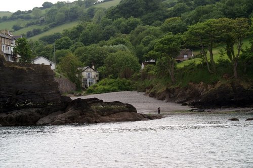 Man on a beach.