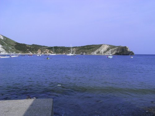 A view of Lulworth Cove