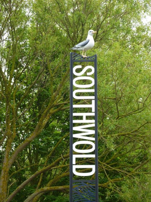 New and unusual sign at Southwold