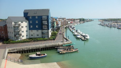 Littlehampton Marina from the 'Look and Sea Centre' viewing deck