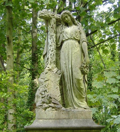 Girl and Cross