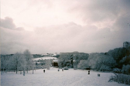 Snowfall on the Green