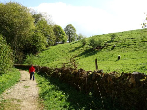 Upper Slaughter. The Cotswolds with its beautiful countryside edged by ancient stone walls make for some interesting and breatht