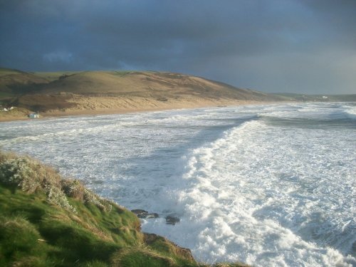 White water at Woolacombe