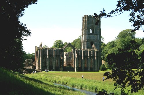 Fountains Abbey, North Yorkshire.