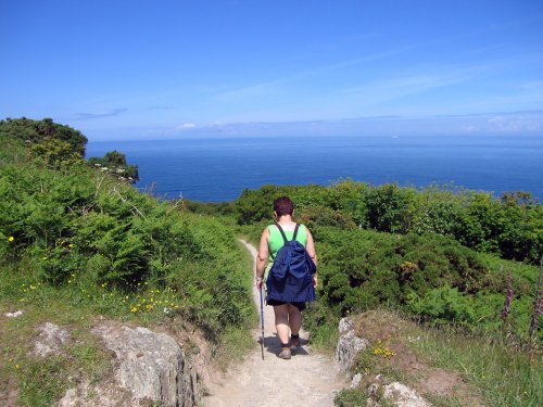 South West Coast path from Lee Bay to Bull Point