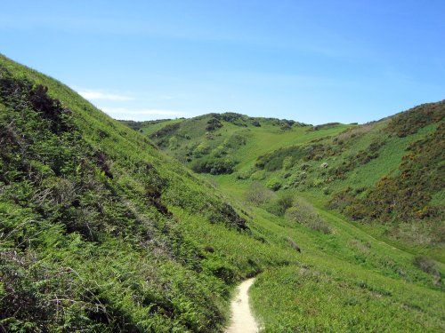 South West Coast path from Lee Bay to Bull Point