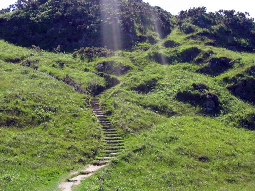 South west coast path from Bull Point to Morte Point