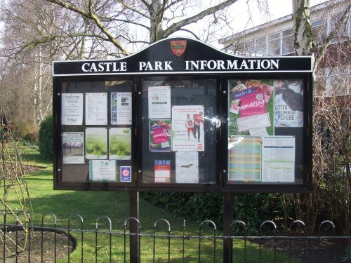 Colchestr Castle Park Information Board