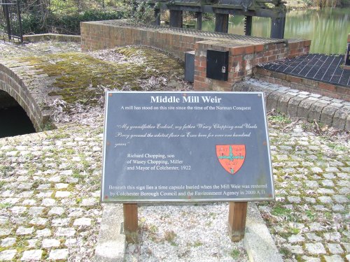 Middle Mill Wier, Colchester