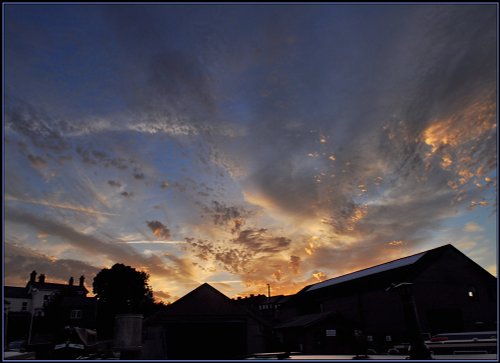 Volcanic Sunrise Eruption