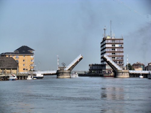 Opening of the road bridge