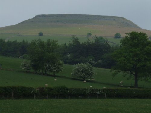 View of Crickhowell, the Table Mountain