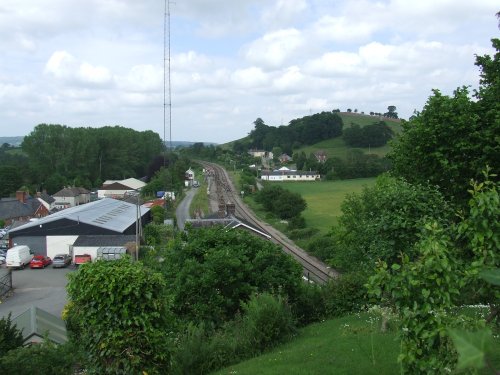 Pontrilas view from Railway Bridge