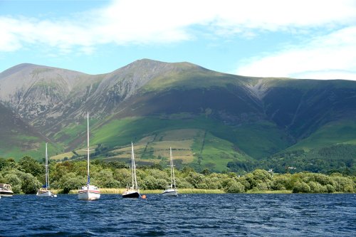 Derwentwater in summer.