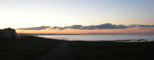 Town moor at dusk