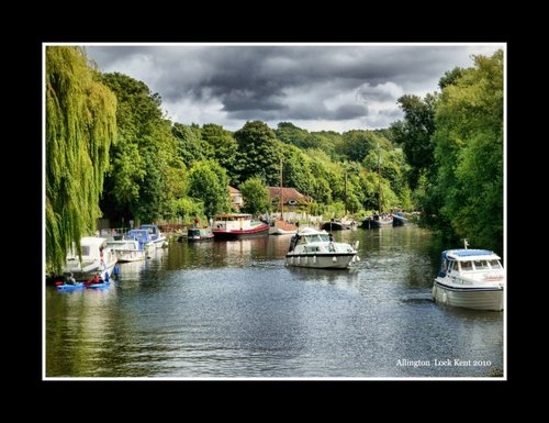 Allington Lock on the River Medway