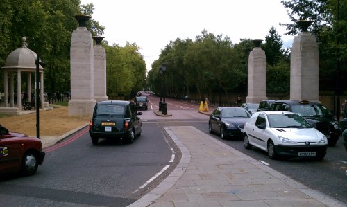 The Memorial Gates on Constitution Hill