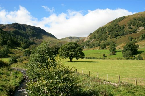 Ullswater near seldom seen farm,