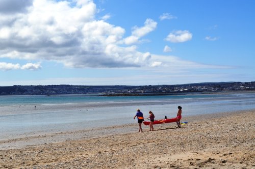 Beach at St. Michael's Mount, Marazion, Cornwall