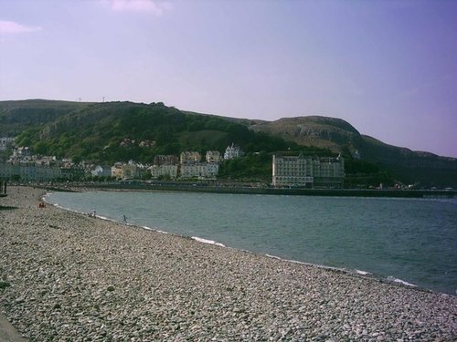 Llandudno - View from the Seafront Promenade - June 2010