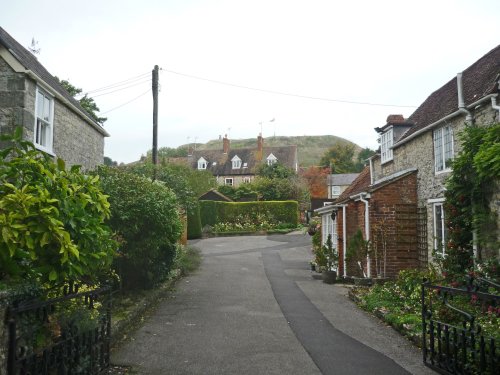 Mere - view to Castle Hill