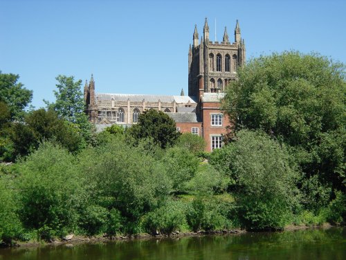 A view on the Hereford Cathedral