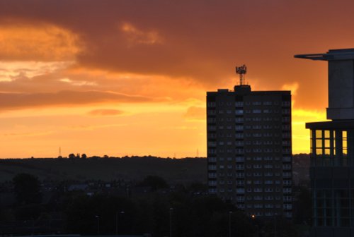 Leeds sunset