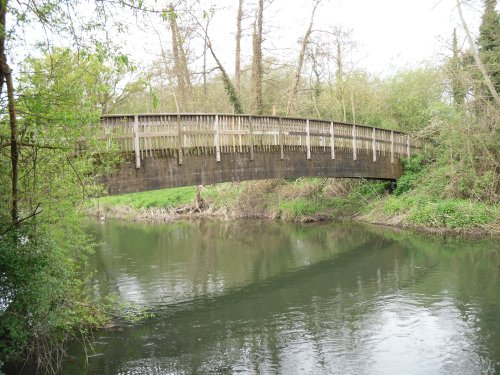 Bridge over the River Loddon in Woodley