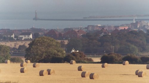 Hay Bales, Seaburn, Tyne and Wear - Sept 2009