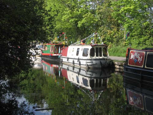 Narrowboat Reflection