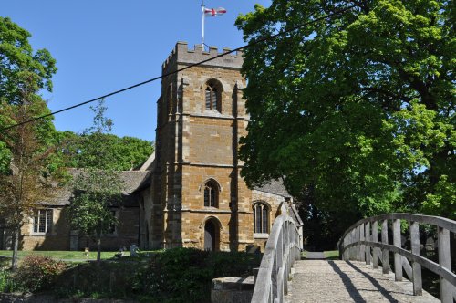 Pack Horse Bridge and St Giles Church