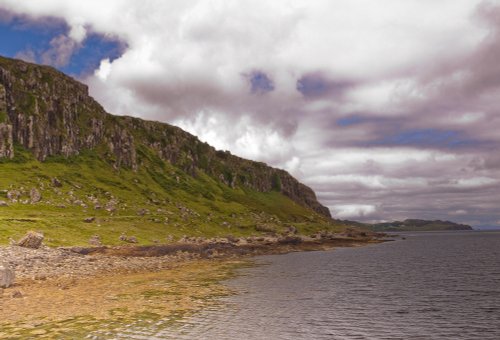 Cliffs above Staffin Bay