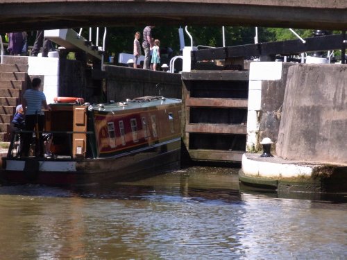 Entering the lock