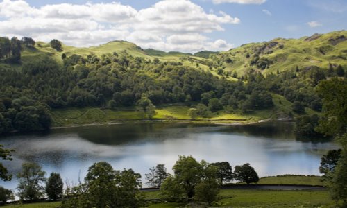Rydal Water from the Coffin Road